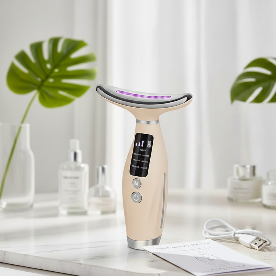 Facial & Neck Skincare Device – Comprehensive Anti-Aging Care