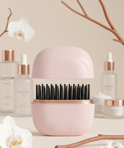 Pocket Wireless Hair Straightener Comb – Travel-Size