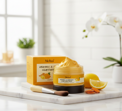 Turmeric Clay Face Mask – Deep-Cleansing, Brightening Skincare