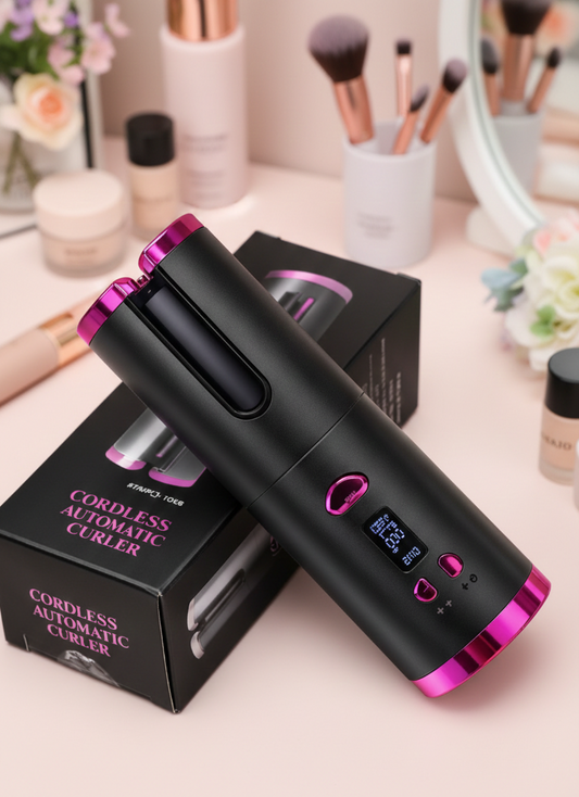 Cordless Automatic Hair Curler – Wireless, Tangle-Free Curls in Minutes