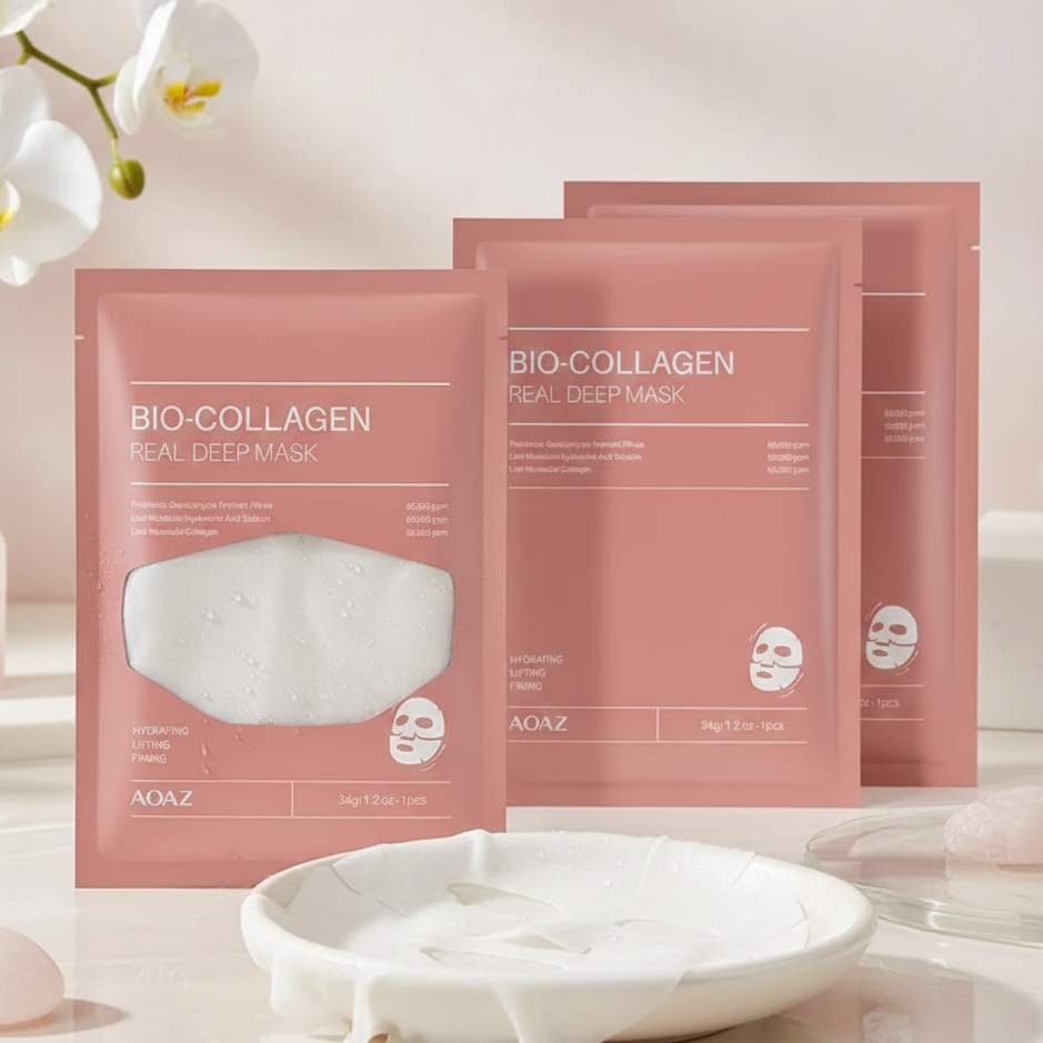 Bio-Collagen Sheet Masks – Deep Hydration & Firming